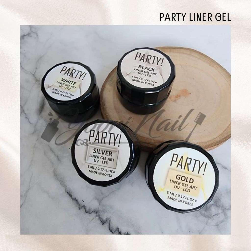 (YN) PARTY Liner gel liner metalic paint gel party 5ml
