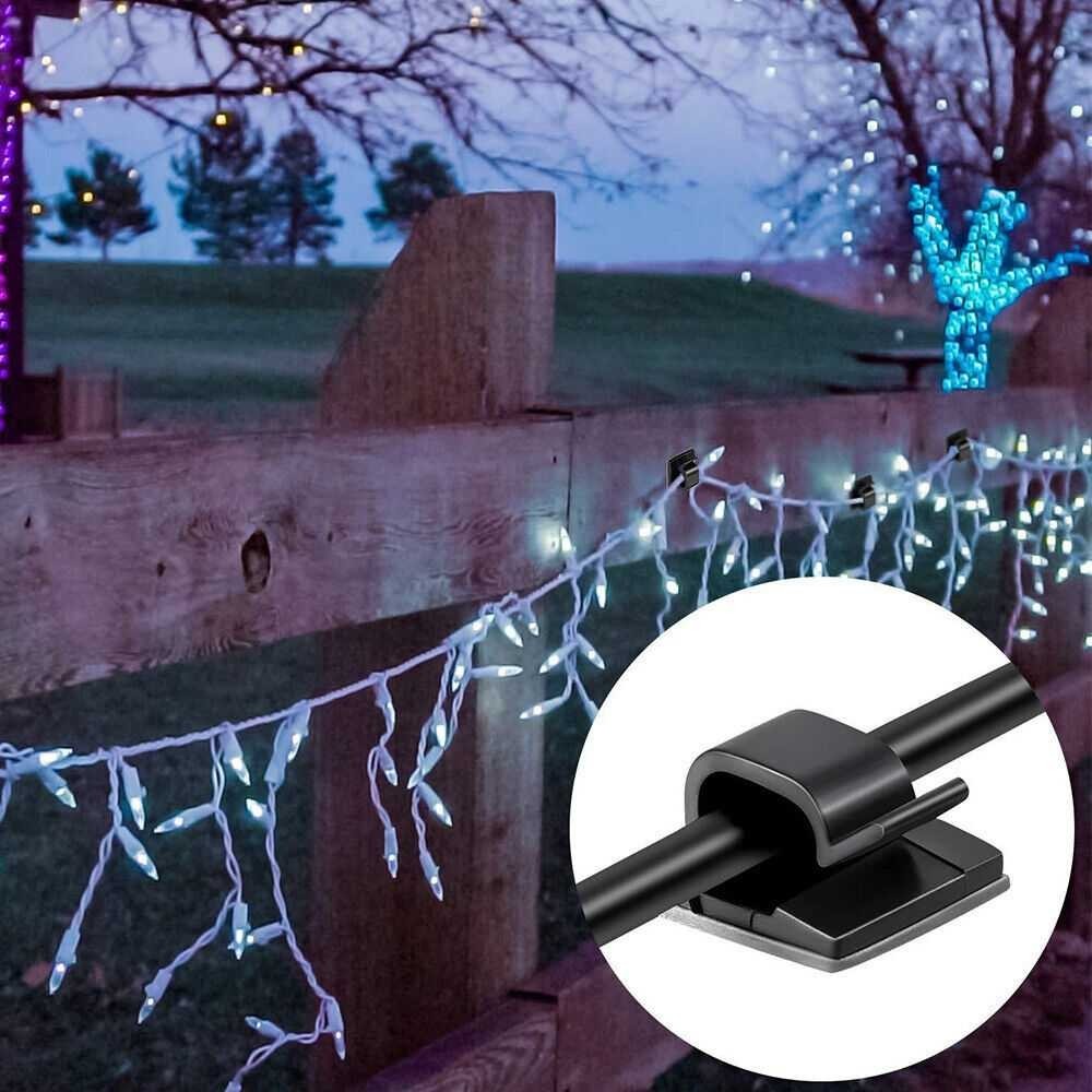 

Yocice Klip Penjepit Kabel Tempel R-Shaped Cable Organizer 20 PCS - CC05 [ A6 Shop ]