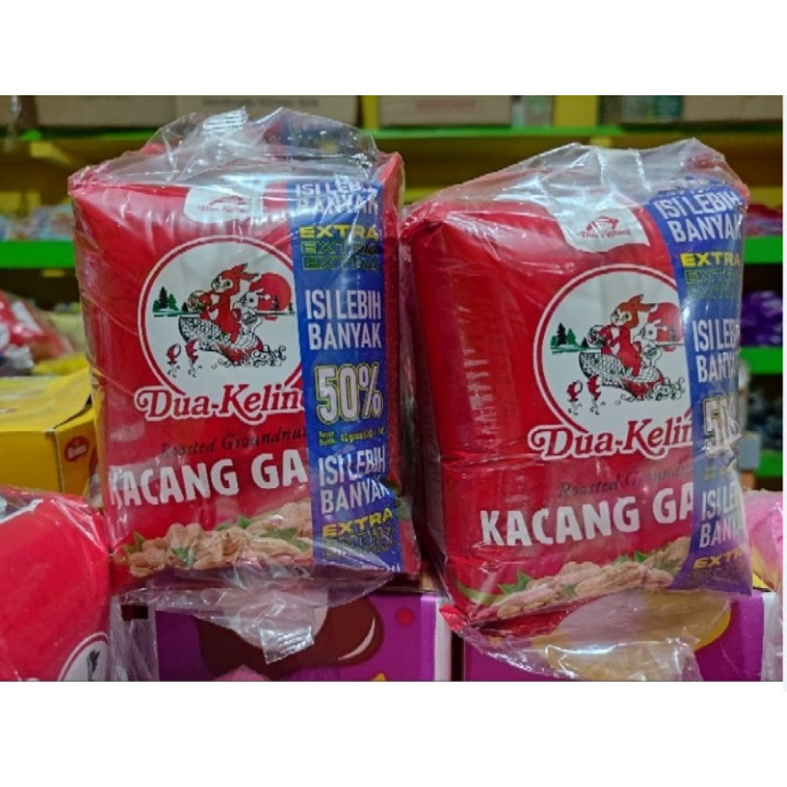 

Dua Kelinci Kacang Kulit Garing 28 gr 1 Renceng