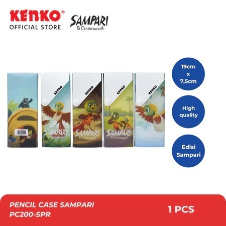

JUAL PENCIL CASE SAMPARI / TEMPAT PENSIL SAMPARI PC200-SPR