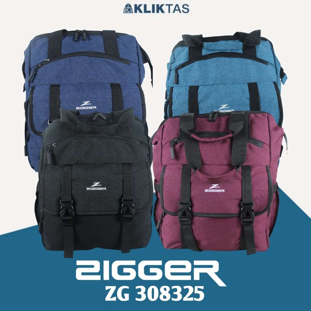 Tas Ransel Pria Zigger 308325 Backpack Multifungsi