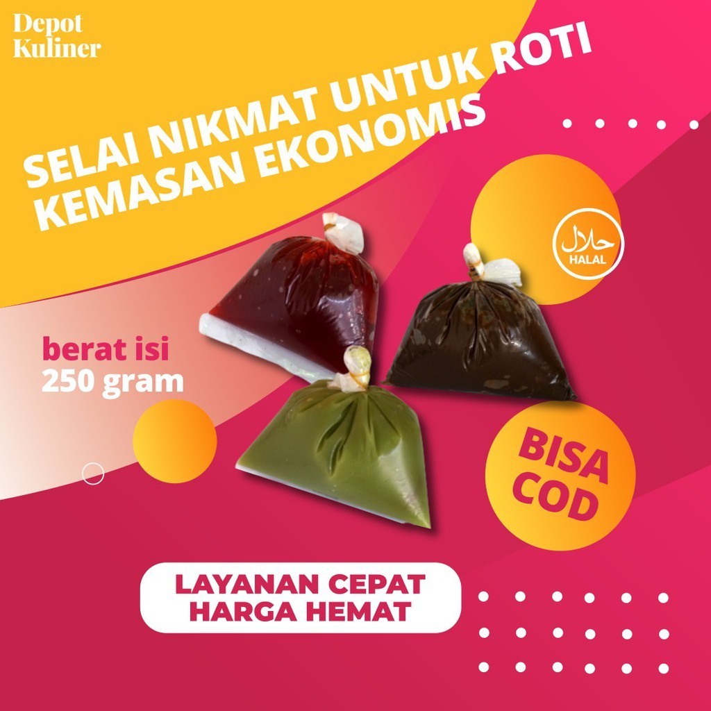 

Selai Sele Coklat Ekonomis 250 Gram Cokelat