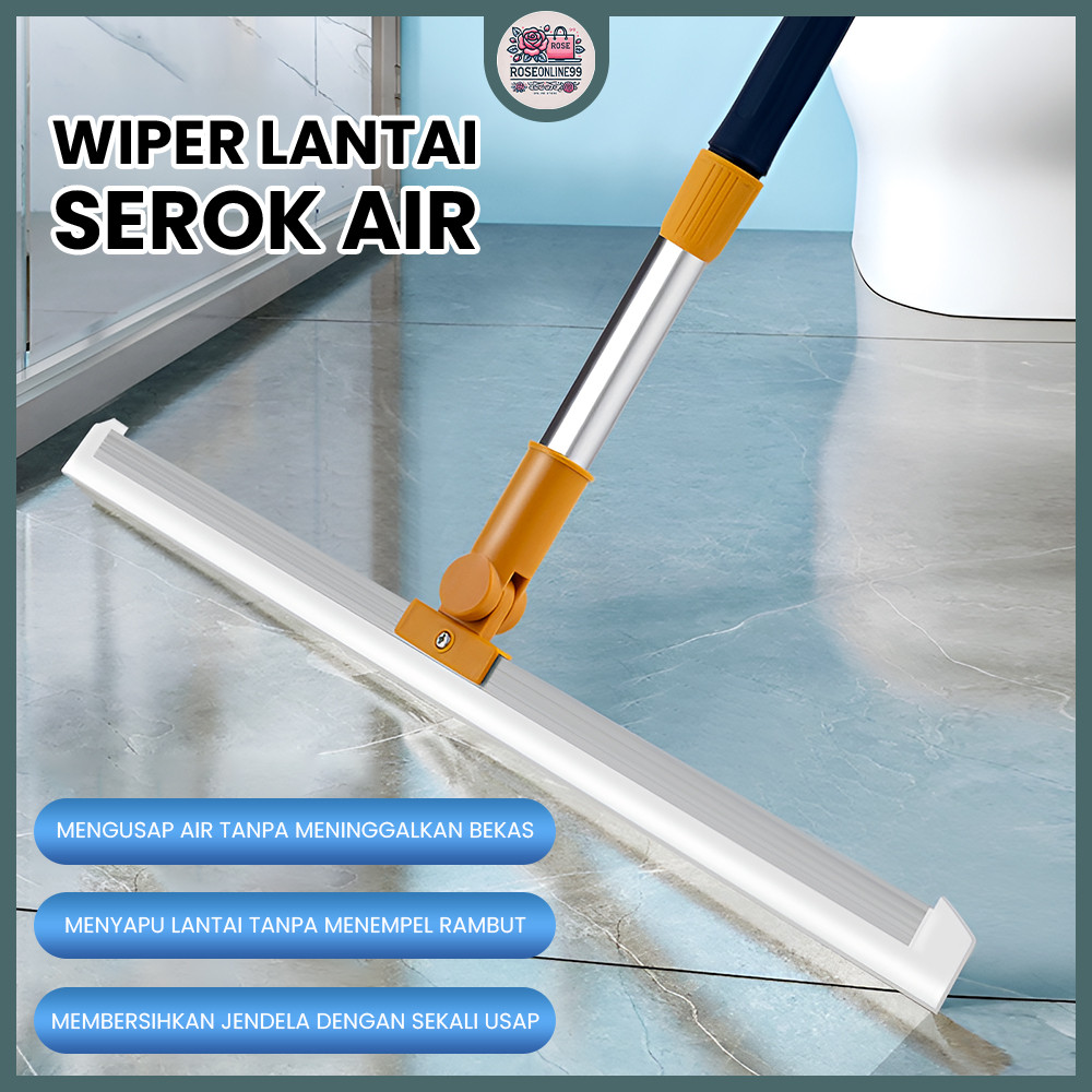 RO Wiper Lantai Alat Pel Serok Air Hujan  Kamar Mandi  Pendorong Air
