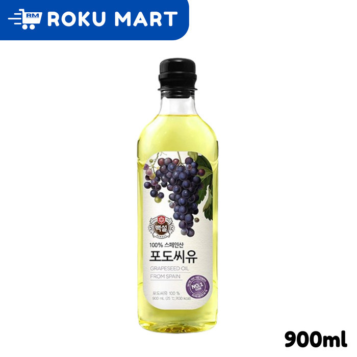 

CJ Beksul Grapeseed Oil / Minyak Anggur 900ml KOREA