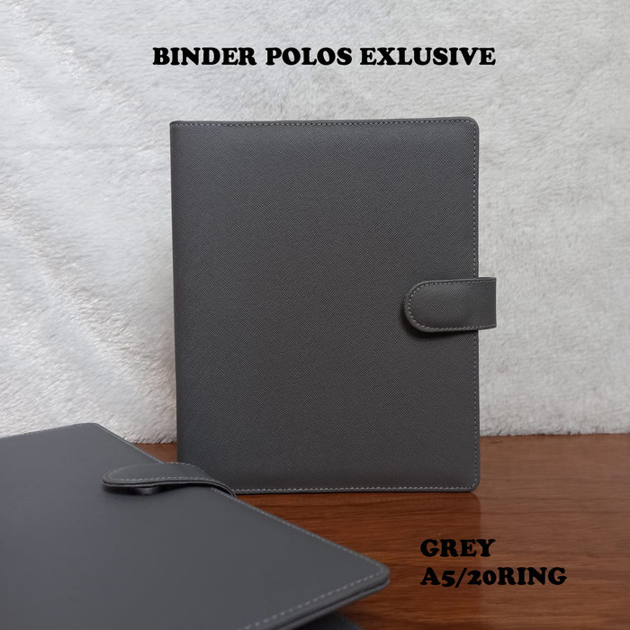 

Promo Diskon~[Limited Stok] BINDER POLOS EXCLUSIVE WARNA GREY A5 DAN B5 - A5