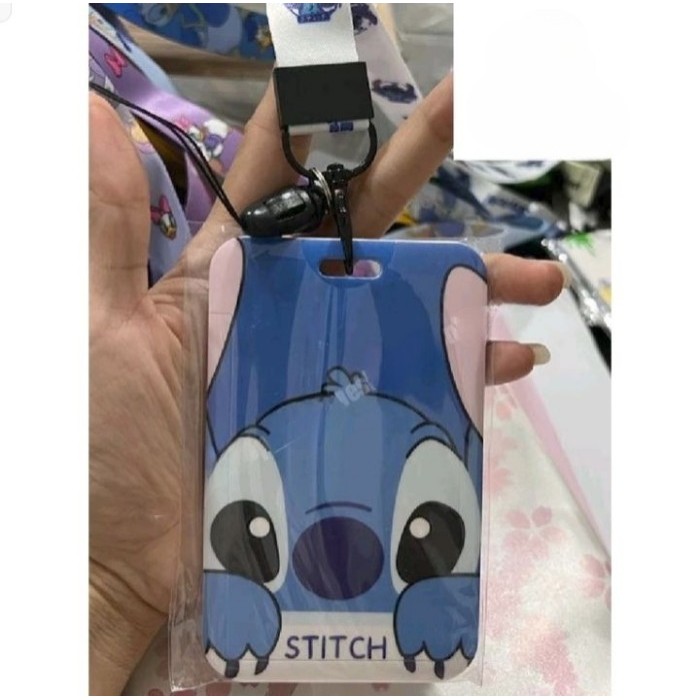 

Promo Diskon~[Limited Stok] Name Tag Kantor / ID Card Holder / Lanyard Motif Kartun / Gantungan ID - Lilo Stitch