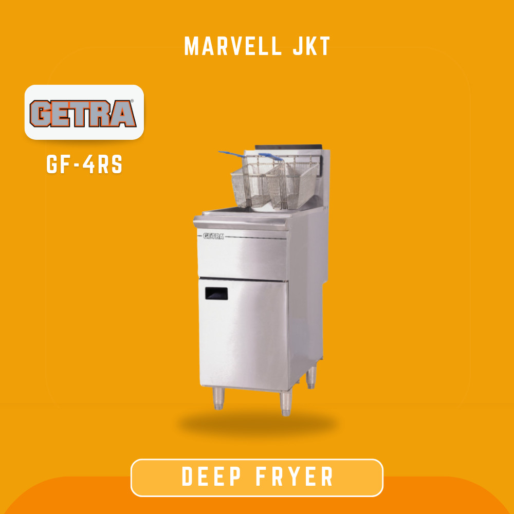 Getra GF-4RS Gas Deep Fryer Free Standing With Thermostat