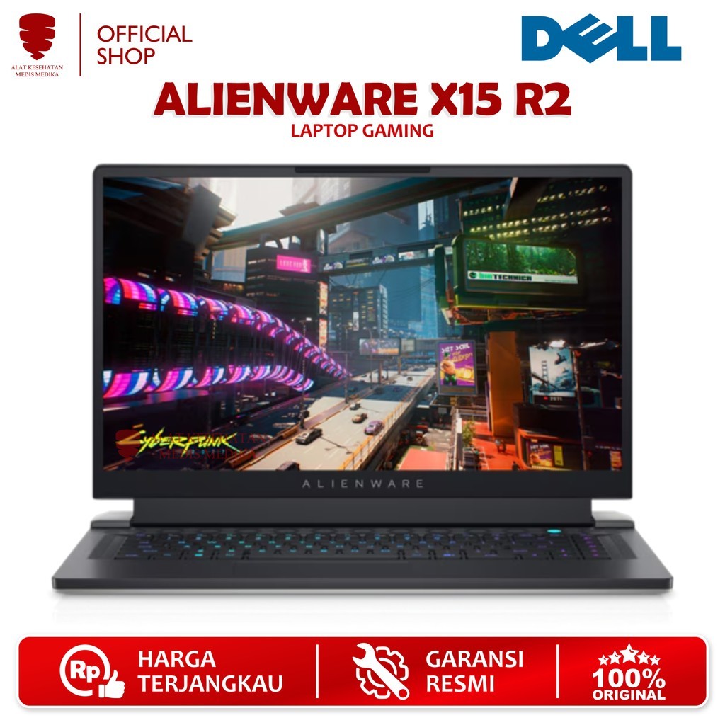 Dell Gaming Laptop Alienware X15 R2 RTX 3070TI I7 GEN 12 16GB RAM 512GB SSD