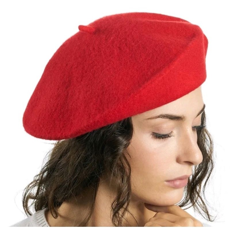 New Womens Winter Hat Baret //Topi baret polos wanita dewasa topi import terbaru