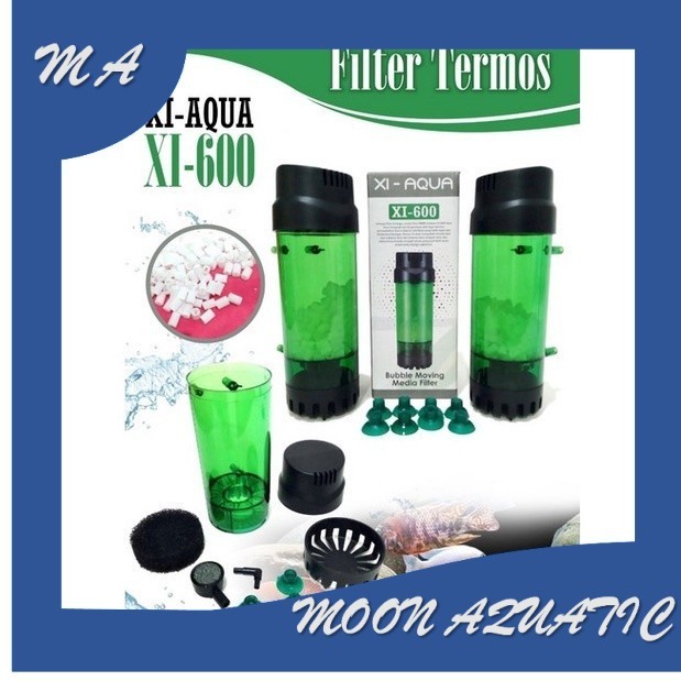 REACTOR FILTER KALDNESS TABUNG FULL SET FILTER AQUARIUM XI AQUA 600 Filter termos