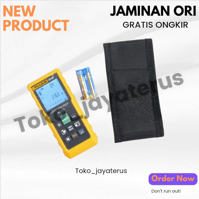 Fluke 404E Laser Distance Meter - Pengukur Jarak Laser Akurat hingga 40m
