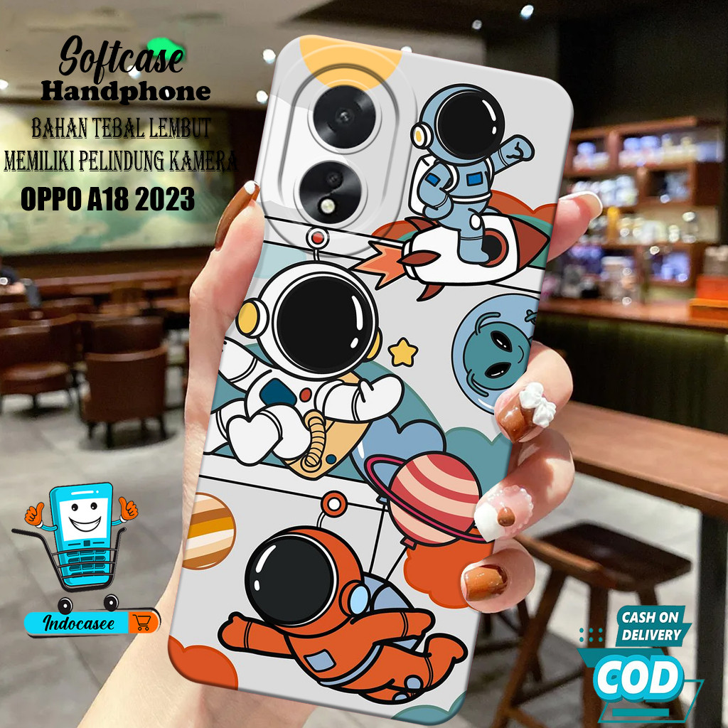 Kesing Hp OPPO A18 2023 - Softcase OPPO A18 2023  Terbaru - Casing OPPO A18 2023 - OPPO A18 2023 - S