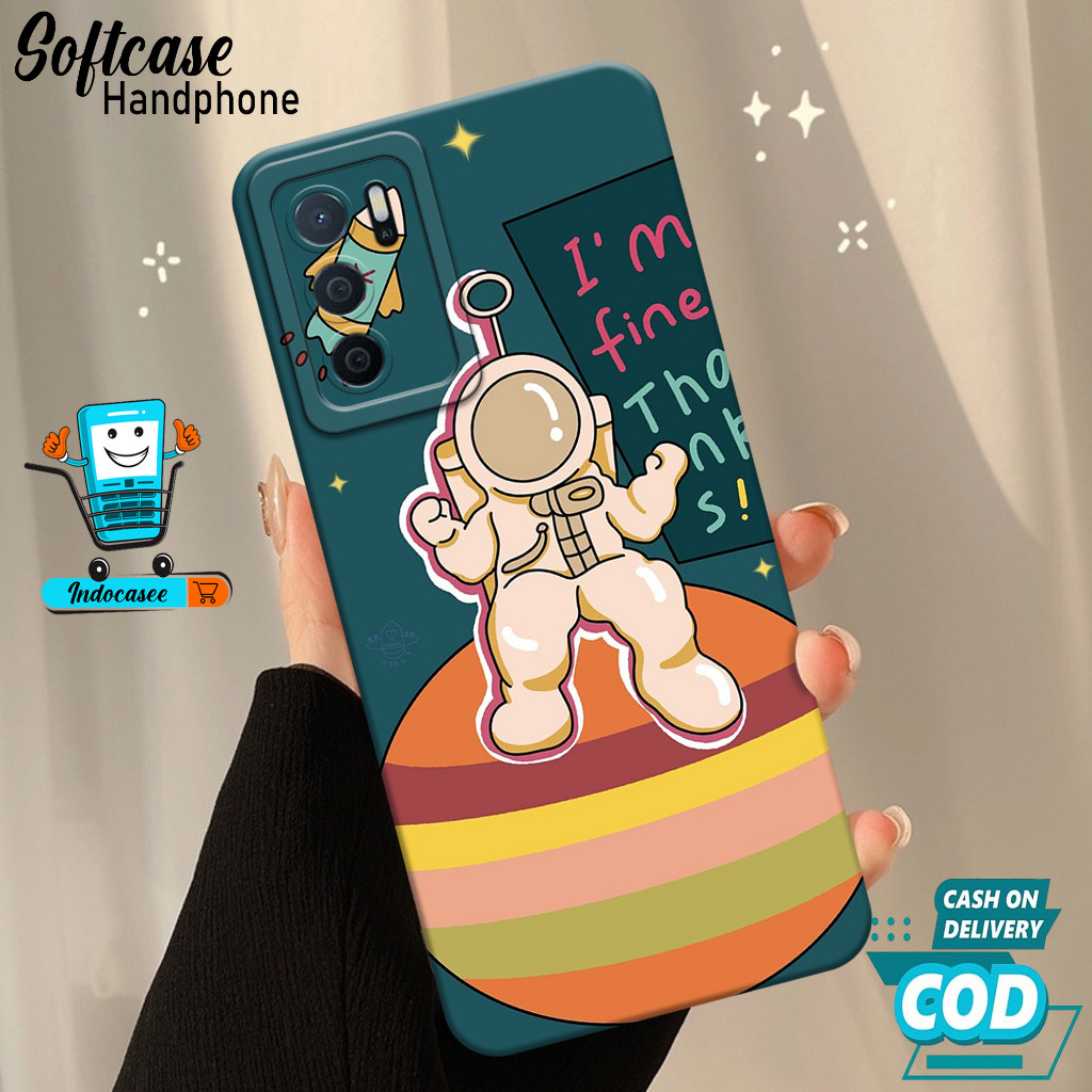 Case Hp Softcase Oppo A16 Case Hp Oppo A16 Silikon Hp Oppo A16 Casing Oppo A16 Motif Cartoon Keren -