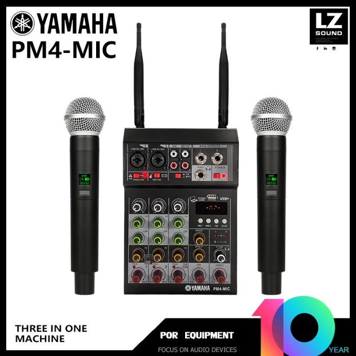 YAMAHA PM4 MINI Mixer Audio USB Electro Bluetooth 4 Channel Limited
