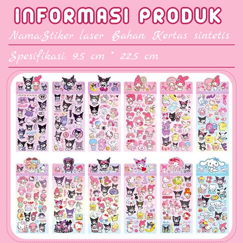 

Hello kitty Sticker Cinnamoroll Kuromi Badtz Sticker Sachet SANRIO Sticker Pack My Melody