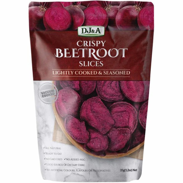 

Dj&A Vegge Crispy Beetroot Slice 130Gr Australia