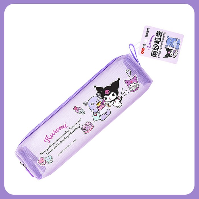 

[HK-0329] TOKKADO Sanrio Meiji Pencil Case Original Tempat Pensil Anak Lucu - Kuromi