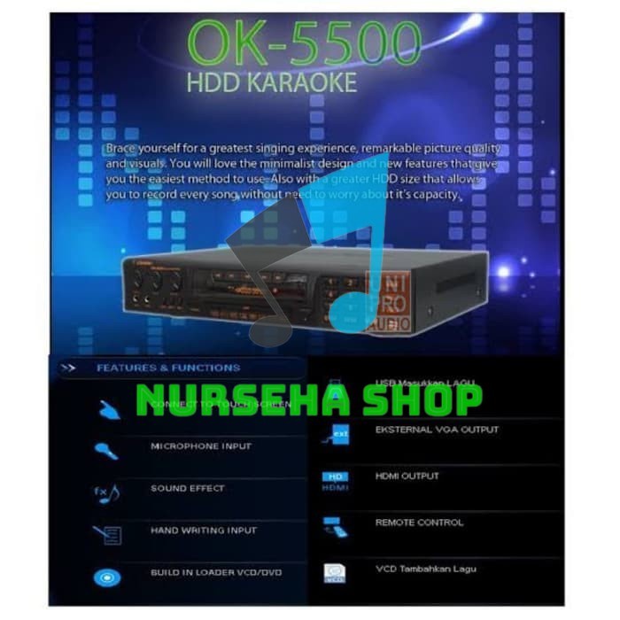 DVD Player Karaoke OK 5500