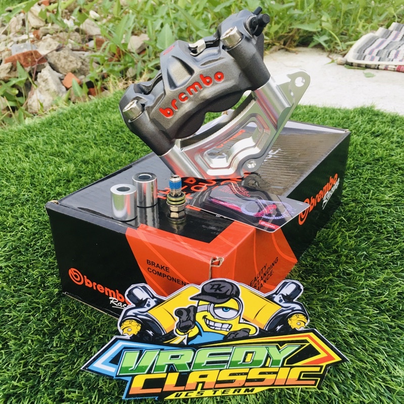 kaliper brembo m50 set braket cnc mp tiger semua original impor termurah