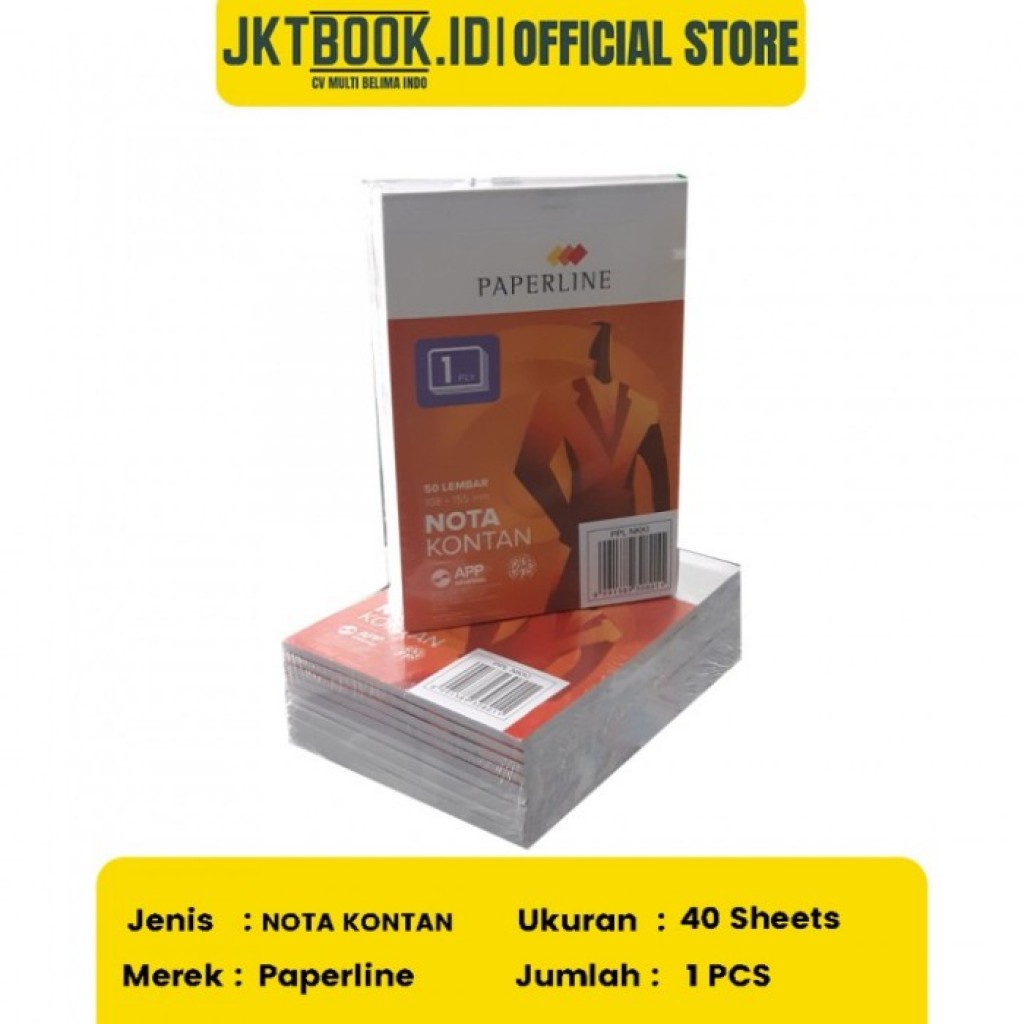 

Kwitansi Paperline 50 sheet PPL KT 40 T
