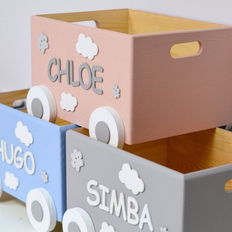 Box mainan, kotak buku, kotak mainan anak, trofast