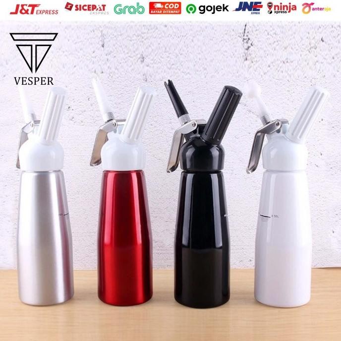 

SALE -ALAT MASAK KHUSUS PAKET SET WHIP CREAM + GAS CREAM CHARGER N2O / - WHIP BLACK SET