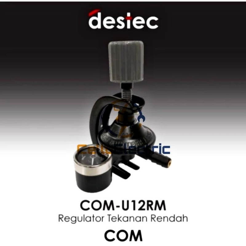 Regulator DESTEC Meter U12RM - Regulator Gas Destec COM U 12RM Regulator Kompor Gas