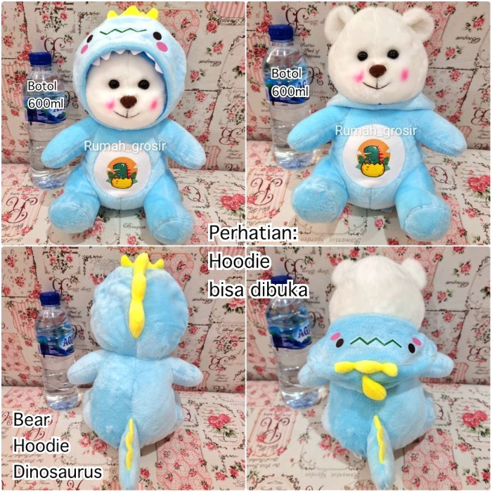 Boneka Bear Hoodie Lotso Strawberry Toy Beruang Mewah Kostum Lotso - HOODIE LOTSO