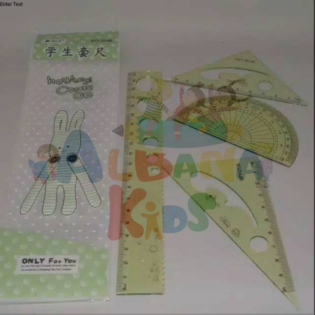 

ALBANA 1 Set Penggaris Fancy 4pc