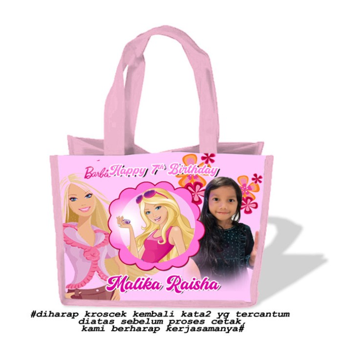 

Tas Goodie Bag Tas Ulang Tahun Custom Foto dan Nama