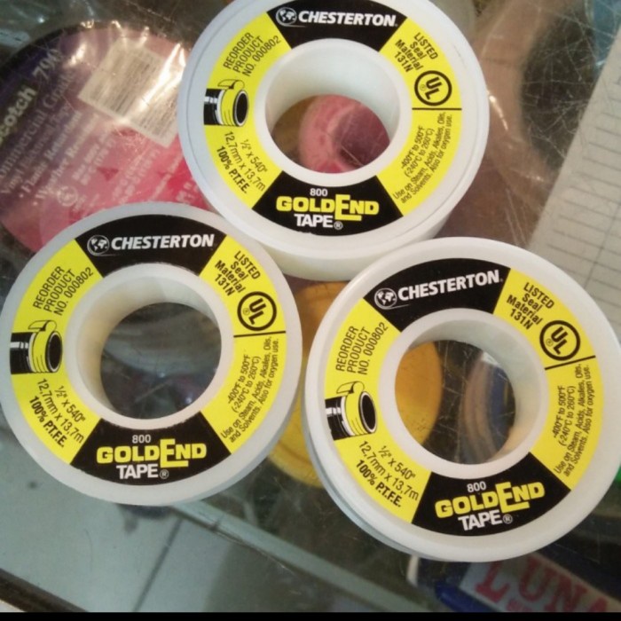 

seal tape chesterton gold end tape 800 seal tape oli dan gas