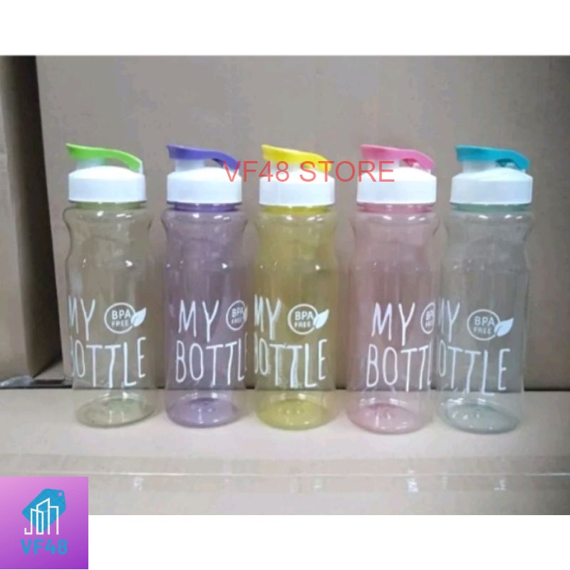 BOTOL MINUM MY BOTTLE TUTUP KLIK - BOTOL MINUM TUTUP KLIK - BOTOL MINUM KLIP - BOTOL MINUM KLIK