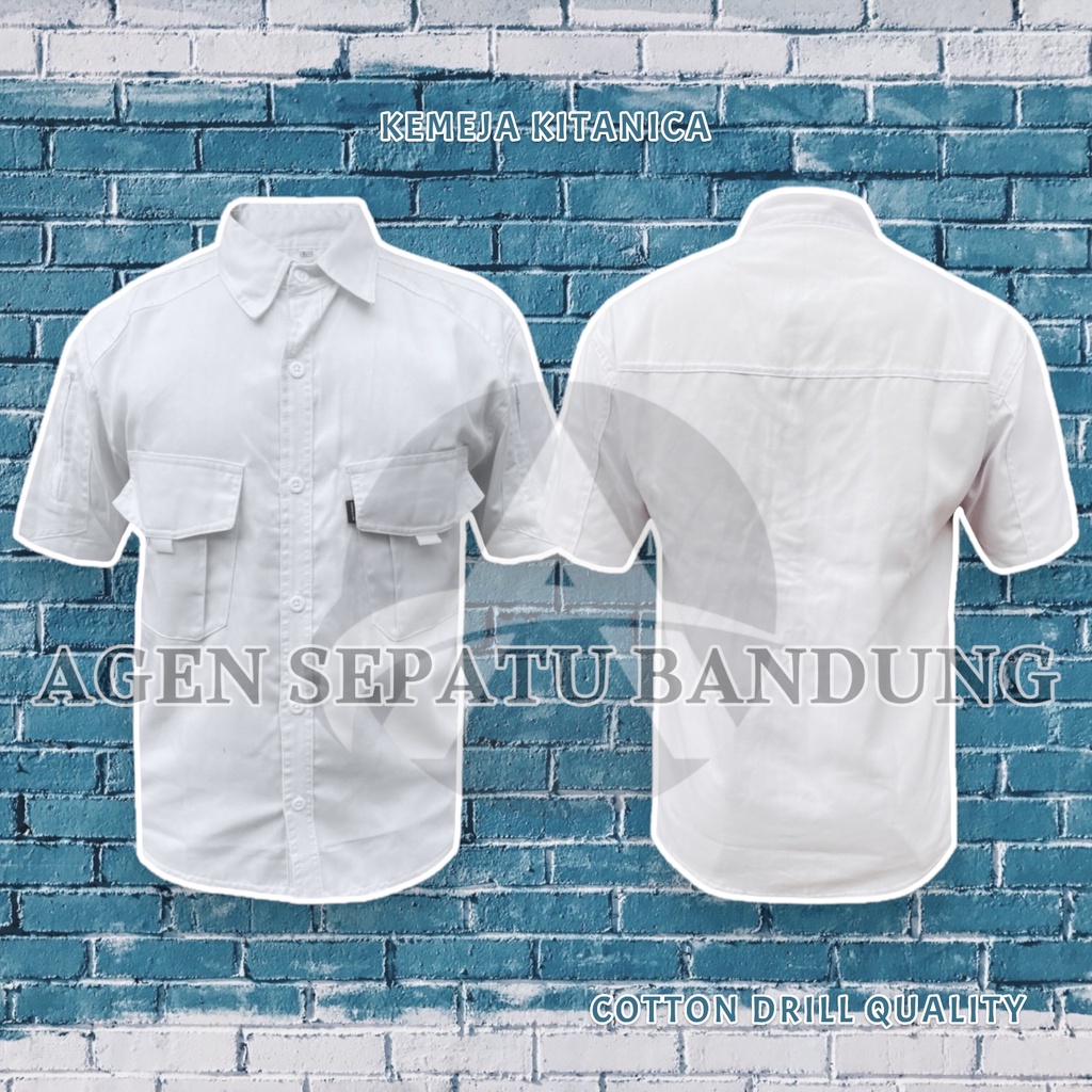 KEMEJA KITANICA MURAH KEMEJA TACTICAL KITANICA VELCRO LENGAN PENDEK TERMURAH