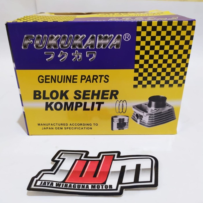 Blok seher dan paket piston kualitas Original Yamaha Mio M3 Fukukawa.