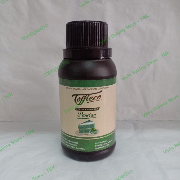 

New Produk Terlaris Toffieco Perisa Pandan 100gr