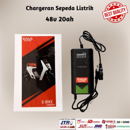 Charger Aki Battery Sepeda Listrik 48V 20Ah Murai Selis Super Rider