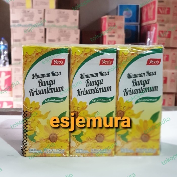 

✨PROMO✨ -Yeos Krisantemum / Chrysanthemum/ Teh Kembang kotak perdus 24 x 250 ml