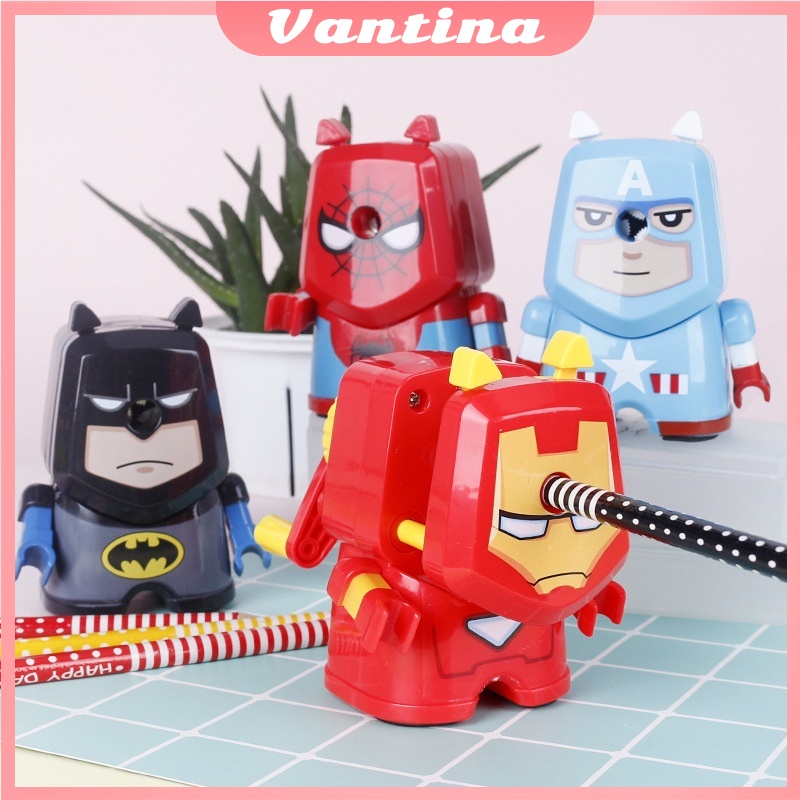 

Serutan meja putar avenger superhero / rautan putar karakter katoon / serutan meja lucu