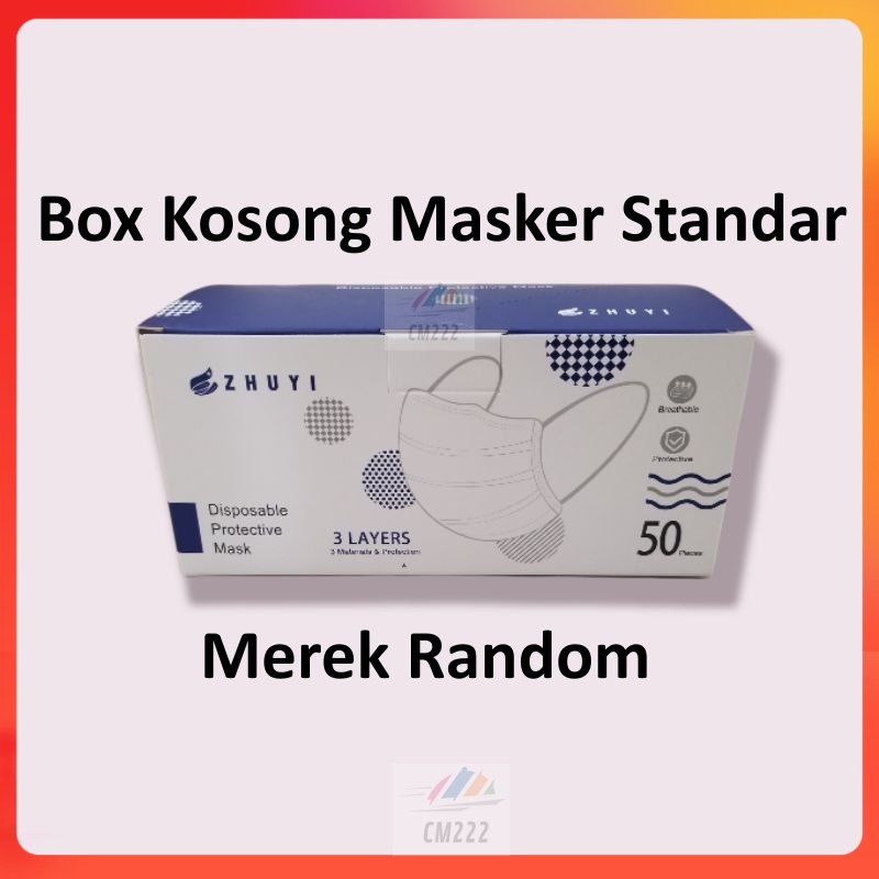 Box Kosong Masker Earloop Standar