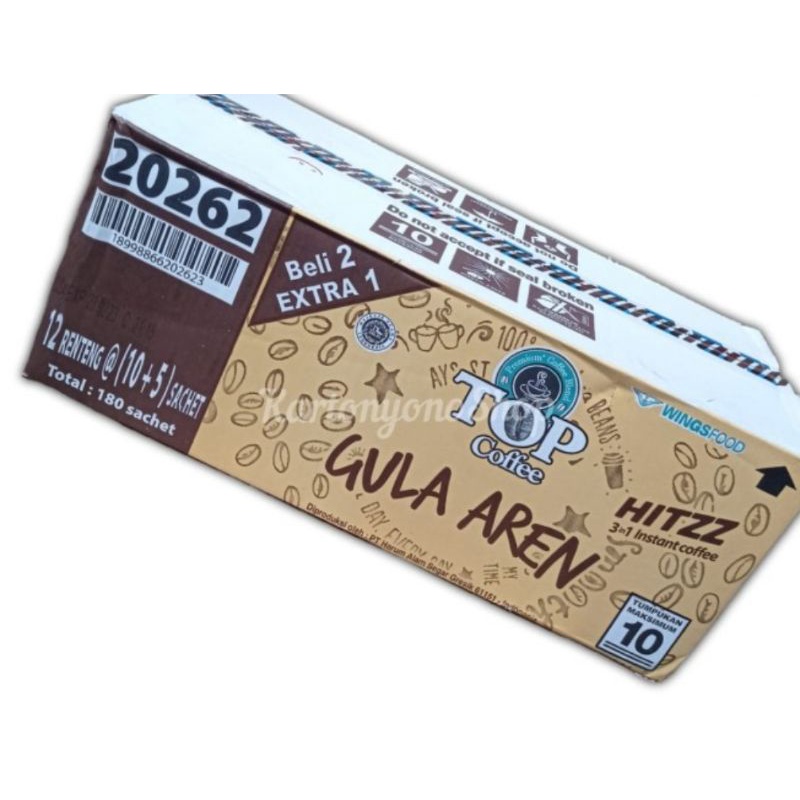 

[1 dus] kopi top gula aren (12 renceng)