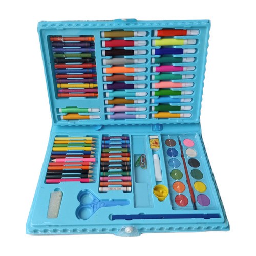 

Colouring Set 86 Pcs Pensil Warna Crayon Set Pensil Warna Kado Anak - Biru