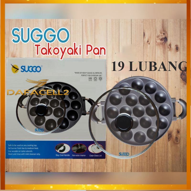 Cetakan takoyaki 19 lubang - Cetakan kue 19 lubang SUGGO - Cetakan 19 lubang Suggo - Cetakan Kue Tak