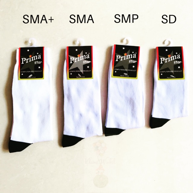 

Kaos Kaki Sekolah Putih Prima Star