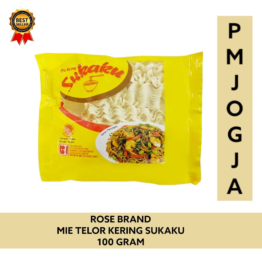 

Rose Brand Mie Telor Kering Sukaku 100 Gram / mie telur kering