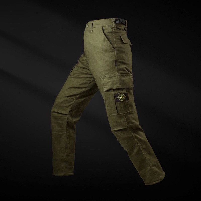 Ramadhan Sale - Celana cargo stone island full teg