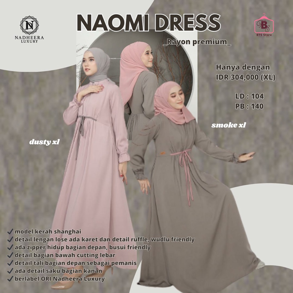 NAOMI DRESS BY NADHEERA LUXURY