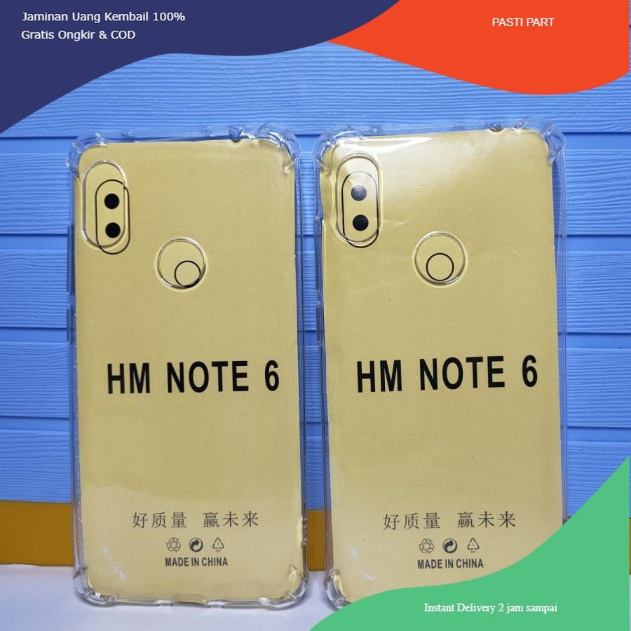 Softcase Bening Case Anti Krack - Anti Crack Polos Xiaomi Redmi Note 6 Pro - Redmi Note 6