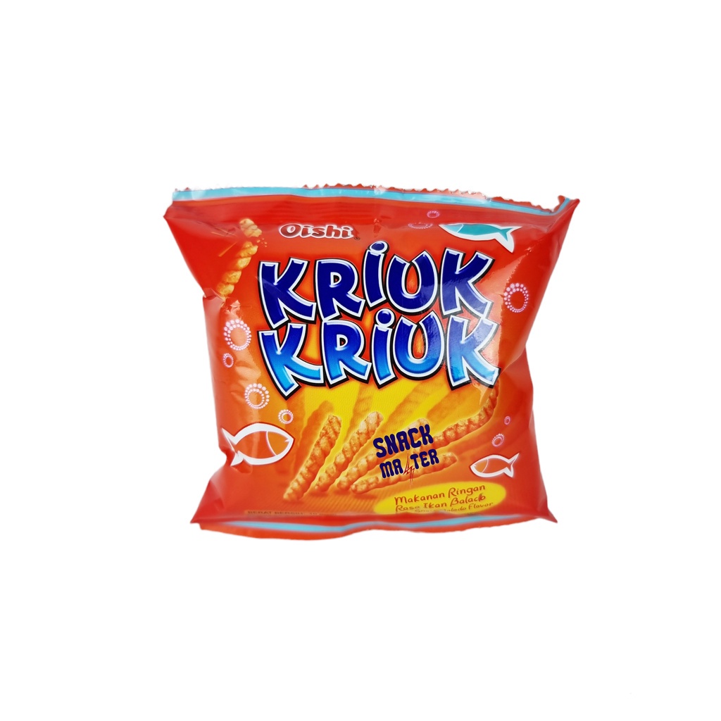 

Oishi Kriuk Kriuk ikan balado - Netto 10gr.