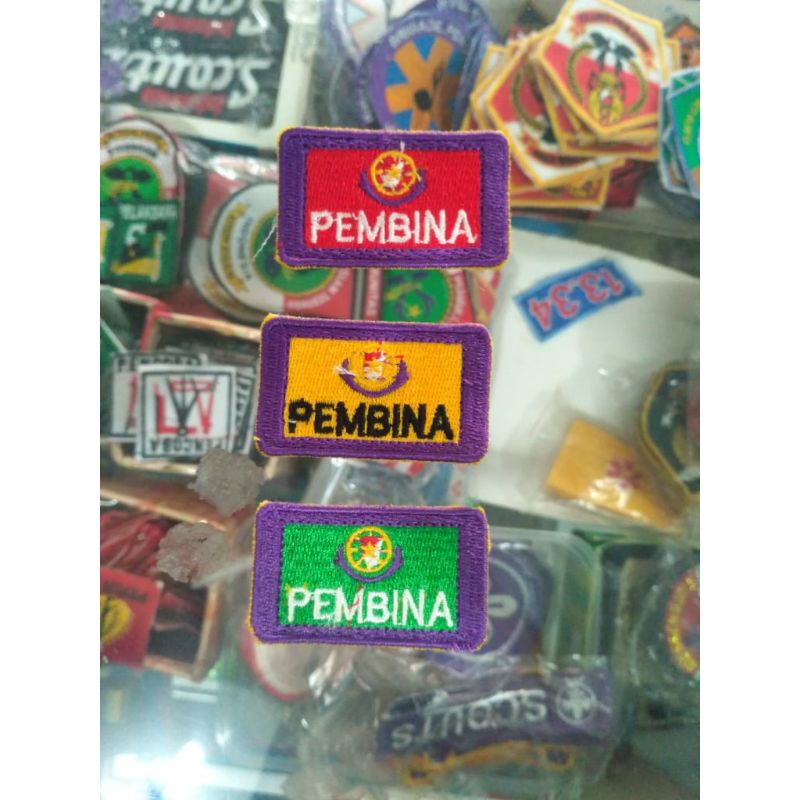 Bet-badge Tanda kwalifikasi pembina pramuka bordir
