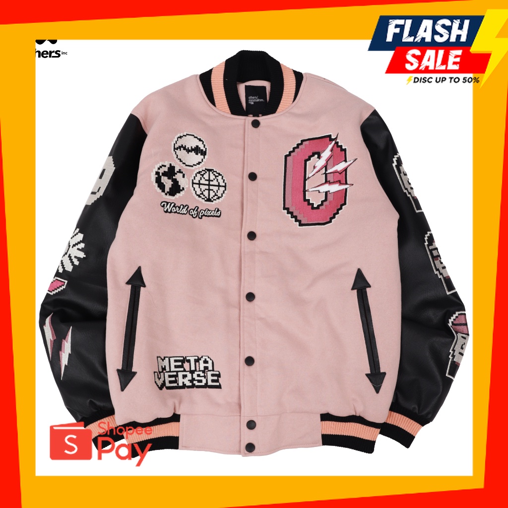 OUTFIT JKT48 | VARSITY JACKET | METAVERSE PINK | OTHERSBRAND